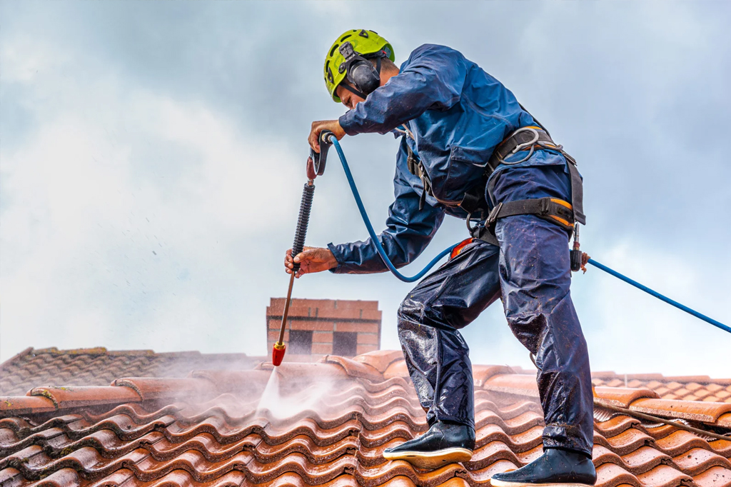 Our Comprehensive Roof Washing Process